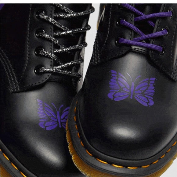 🦋Needles x Dr. Martens Limited Edition 1460 Boots - Picture 12 of 14